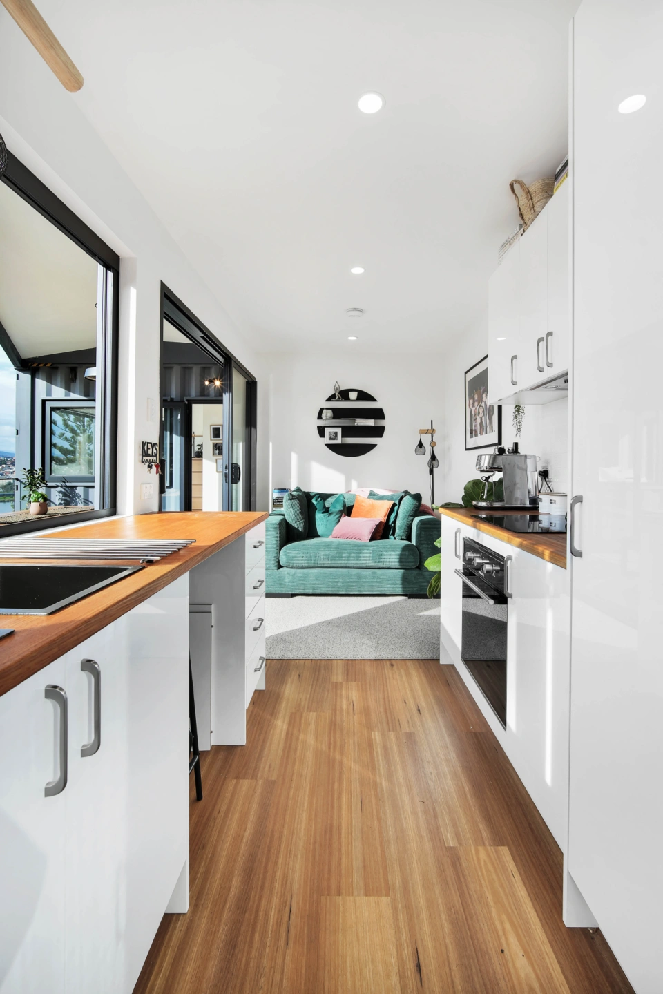 Trevallyn-container-tiny-home-kitchen-1