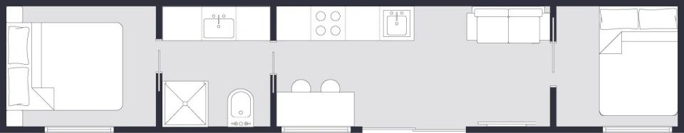 Tiny Homes Tasmania Tiny40 Plan 3